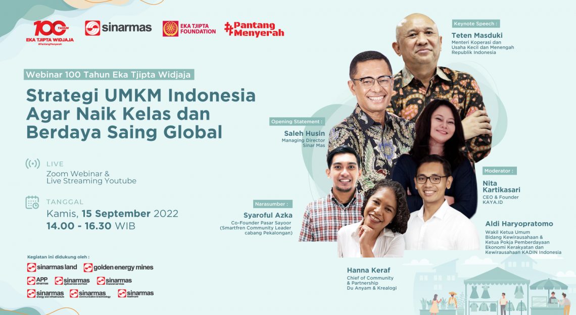 Komitmen Sinar Mas Mendukung Umkm Naik Kelas Dan Berdaya Saing Global